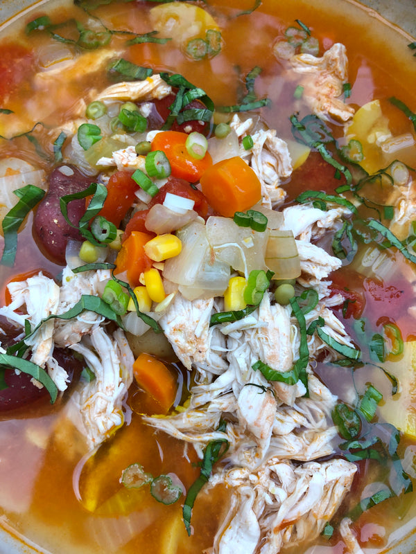 Lauren's Recipes: Vegetable Soup with Chicken